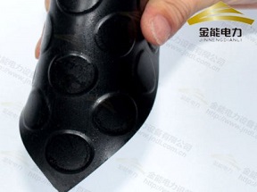 圓凸點防滑絕緣橡膠墊，